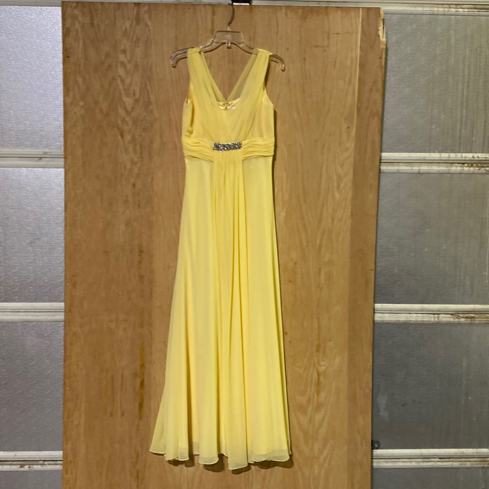 Eliza J Yellow maxi formal dress